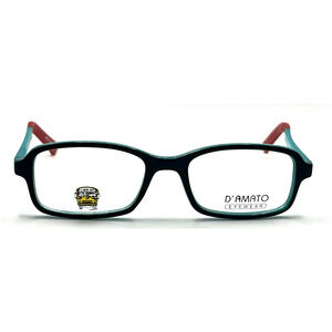 D'AMATO DK243 BLACK/GREEN/RED EYEGLASSES SUNGLASSES FRAMES 44-15-120